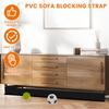 Блокиратор для игрушек под диваном 300x11 см, режущийся бампер для щелей под диваном, ПВХ, фиксаторы для игрушек под диваном, черные/прозрачные, многоцелевые