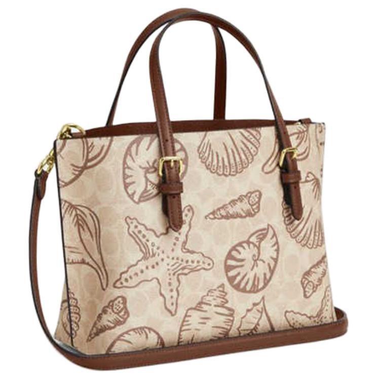 COACH Mollie Artificial Leather Tote Bag, Shopping Bag, Shoulder Bag, Crossbody Bag, Handbag 25 Women's Sand Yellow CBH63-IMSAS