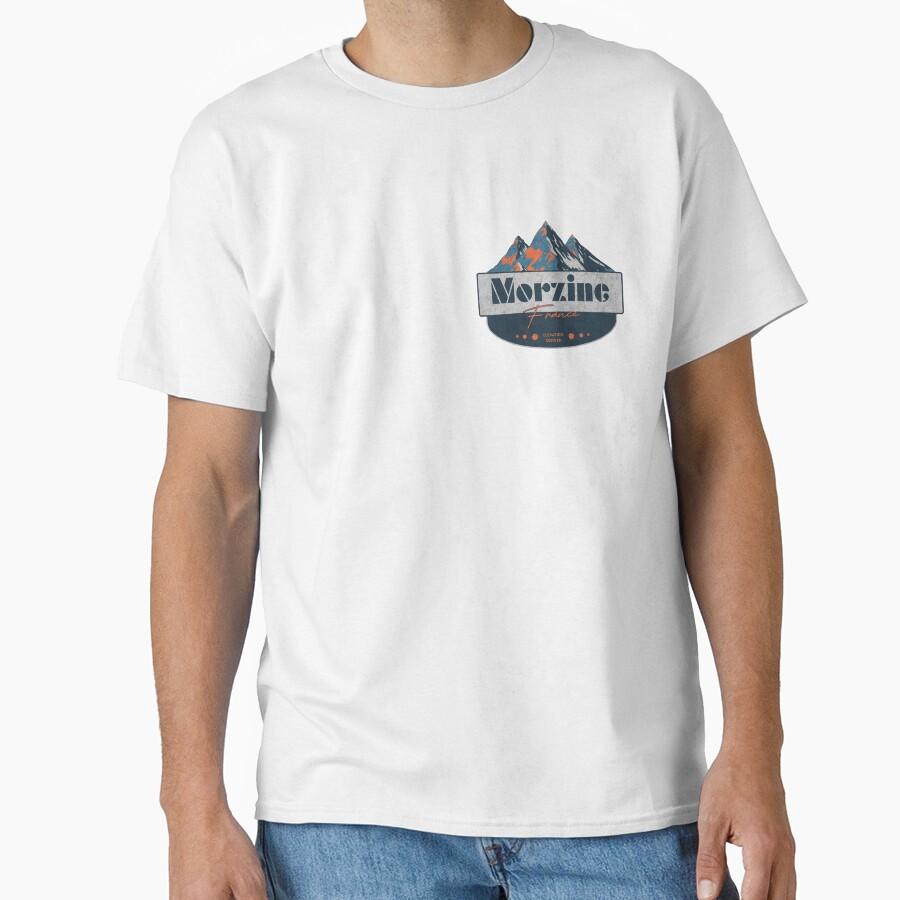 Morzine France Ski Resort Mountain Design Classic T-Shirt