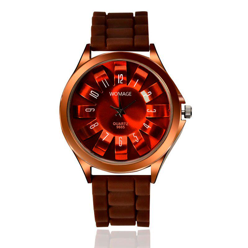Роскошный бренд WOMAGE модные стальные цветы хризантемы женские наручные часы с резиновым ремнем