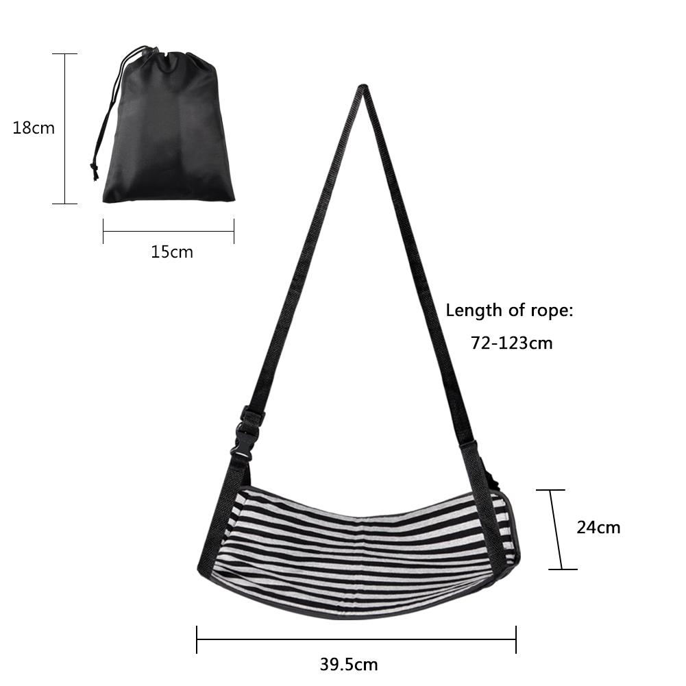 Travel Carry on Foot Rest Portable Adjustable Footrest Hammock for Airplane Journey and Office