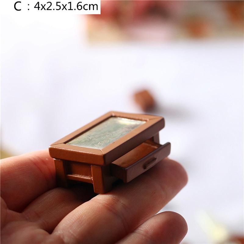 1/12 кукольный домик Мини Деревянный Табурет Моделирование Стул Мебель Модель Игрушки