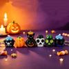 Gothic Style Skull Fidget Keychain Clicker 3D Printed Fidget Clicker Pendant Charm  Holiday Style