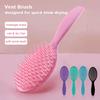 Vent Brush for Quick Blow Drying Styling Detangling Hair Brush Wave Row Brush for Short Thick