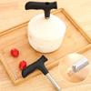 Stainless Steel Coconut Opener Plastic Handle Coconut Opening Tool Easy and Fast   Cooking