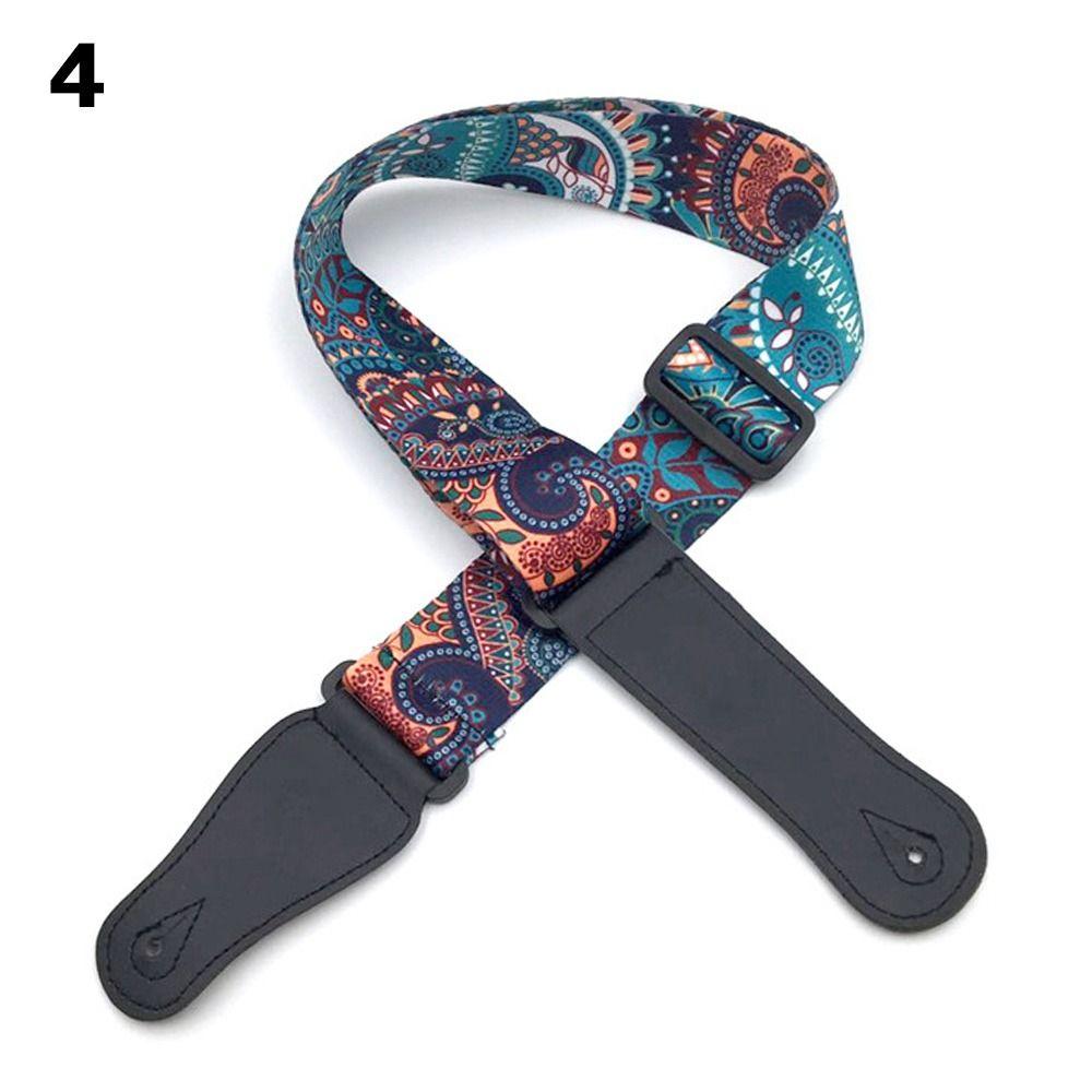 sale Nylon Ethnic Style Adjustable Belt Musical Instrument Straps Guitar Accessories Ukulele Strap