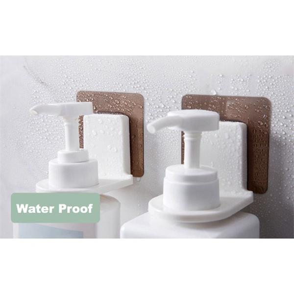 Пластиковый настенный диспенсер для мыла, шампуня, геля для душа, держатель для бутылки, крючок, вешалка-органайзер для ванной комнаты и кухни без дрели