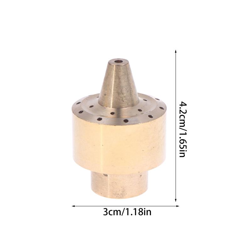 1/4" 1/2" 3/4" Латунная колонная насадка для фонтана Устойчивая к коррозии Распылительная головка для пруда Для декора сада Сад