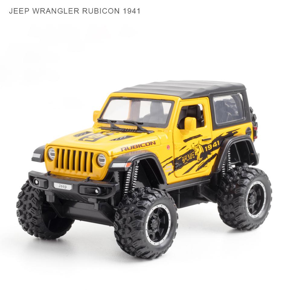 1:32 Jeeps Wrangler Rubicon 1941 Off-Road Alloy Car Diecasts & Toy Vehicles Car Model Sound and light Car Toys For Kids Gifts ALS1