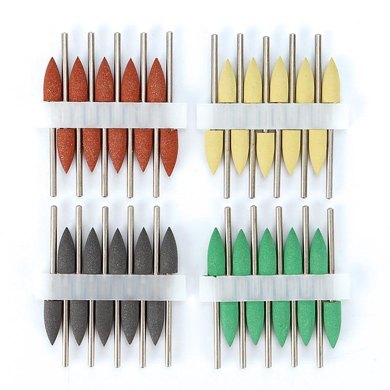 10 шт./лот, стоматологические инструменты, полировка для зубов, силиконовая резина, полировщик, лабораторная дрель для ногтей, фреза, наконечник, аксессуар для шлифовального станка