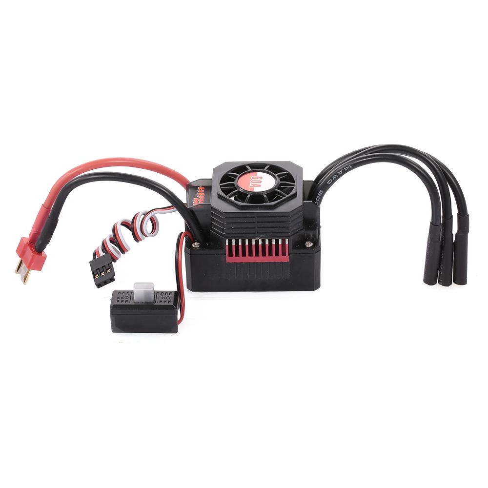 SURPASS HOBBY 3660, 2600 кВ, бесщеточный двигатель с радиатором и регулятором скорости 60 А, водонепроницаемый BEC для 1/10