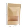 Kraft Window Bag 25x35cm