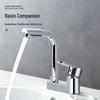 Single Handle Hot & Cold Basin Faucet with Rotating Spout