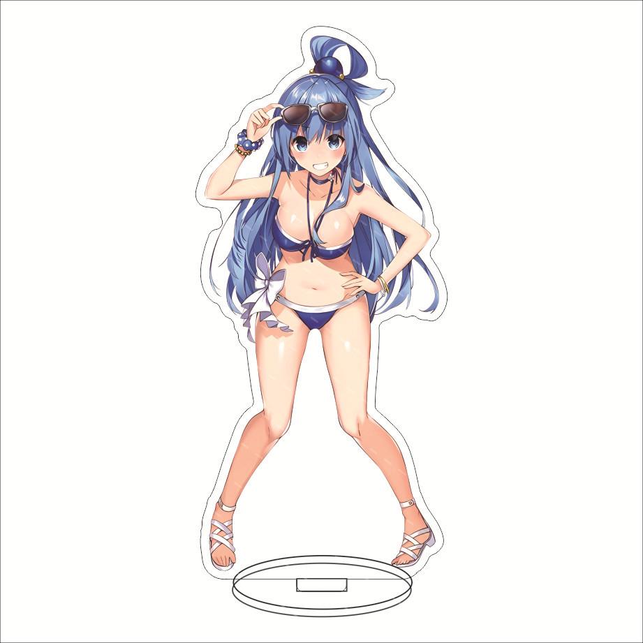 Аниме, чтобы предложить фейерверк для лучшего мира, стенд, мультяшная акриловая фигурка, стоящая модель, тарелка, настольные коллекции для косплея