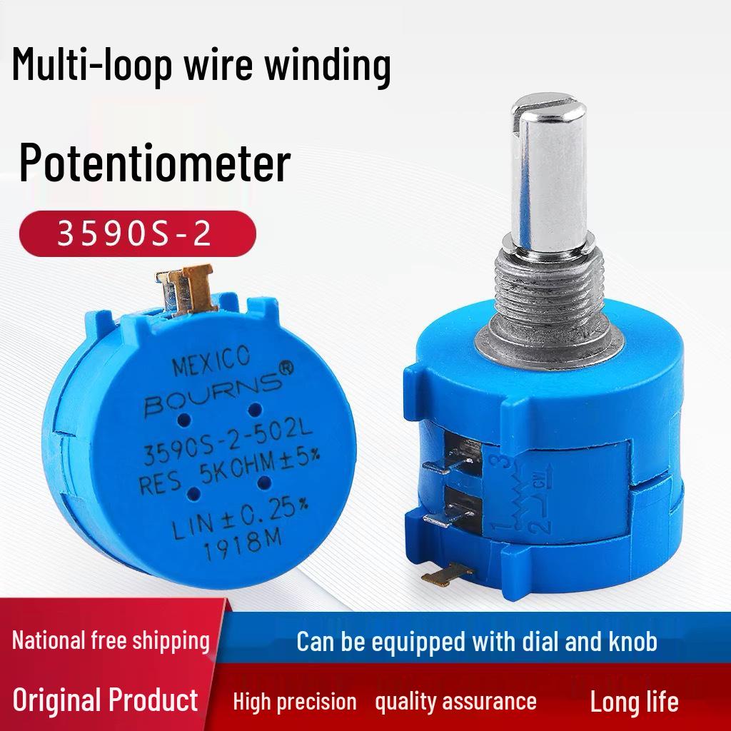 Bourns 3590S-2-104L 100 кОм 2 В Многооборотный Прецизионный Потенциометр В наличии