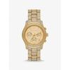 Золотистые часы Runway Pavé MK7435