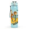 1PC Astronaut Mars Space Cartoon 750ml Color Plastic Sports Water Bottle Leakproof Flip Straw Lid Suitable for Sports Office Home Use