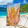 Ultra-Soft Beach Towel with Winx Club Theme,Ideal for Pool - Camping, Diving - Perfect Travel Essential, Vibrant Beach Towel.