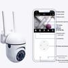 360° Rotating HD Night Vision Outdoor WiFi Camera with Remote App Monitoring