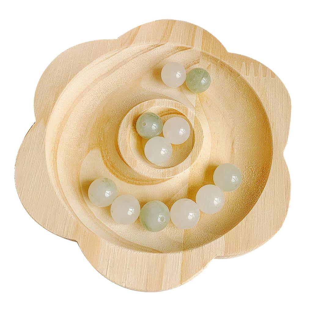 Доска из натурального дерева Инструменты для измерения ювелирных изделий DIY Органайзер для браслетов и ожерелий ручной работы Поддон для бисера Поддон для дизайна ювелирных изделий