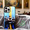 Поп-рок g-Хорошая Шарлотта Чехол для телефона для iPhone17,16,15,14,13,12,11 Plus,Pro Max Магнитный Для Magsafe Беспроводная зарядка