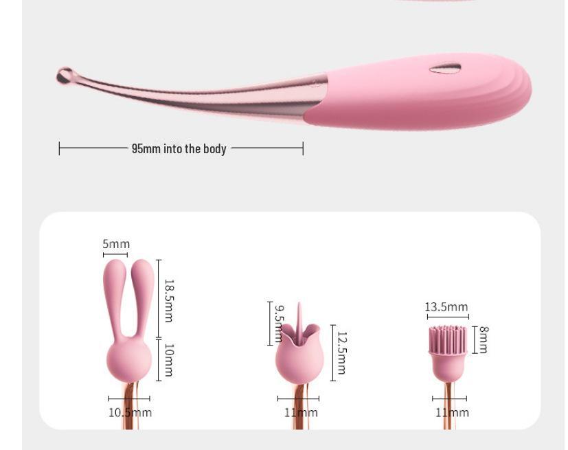 Miji Intense Vibration Pen для женщин с 3 головными уборами - продукт для взрослых (130/коробка)