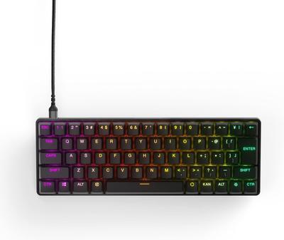 Игровая мини-клавиатура SteelSeries Apex Pro Mini JP, проводная, японская, с переключателями OmniPoint, цвет черный, не покрывается гарантией, Размер, Раскладка, Переключатели, Клавиши 2-в-1,