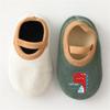 Baby Boys Girls Shoes First Walkers Winter Indoor Outdoor Slippers Infant Crib Floor Shoes with Rubber Sole Anti-slip