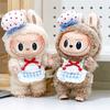 Cute Labubu Clothes Doll Chef Hat Cute Dress Up Ragcloth Doll Plush Toy