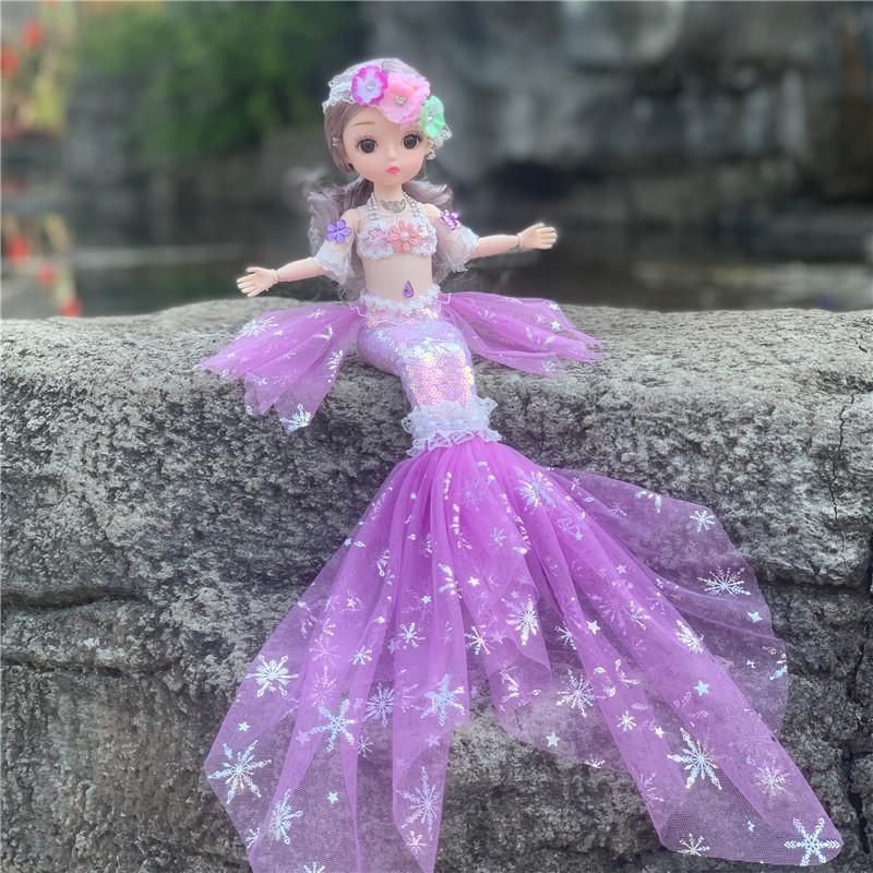 45 см Детская кукла Bjd с подвижными суставами, игрушка-русалка для плавания