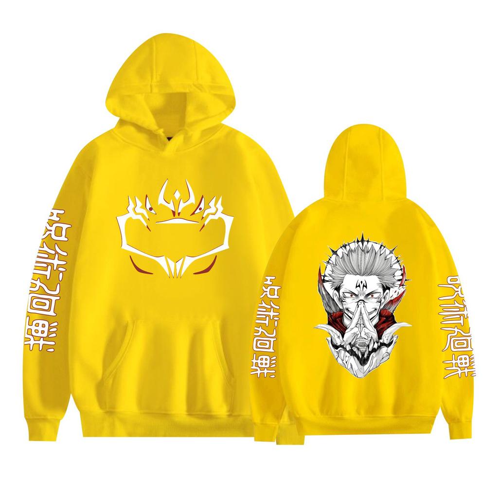 Funny Jujutsu Kaisen Long Sleeve Casual Hoodies Cool Anime Ryomen Sukuna Printed Men Women Fashion Harajuku Sweatshirt Clothes Sudaderas