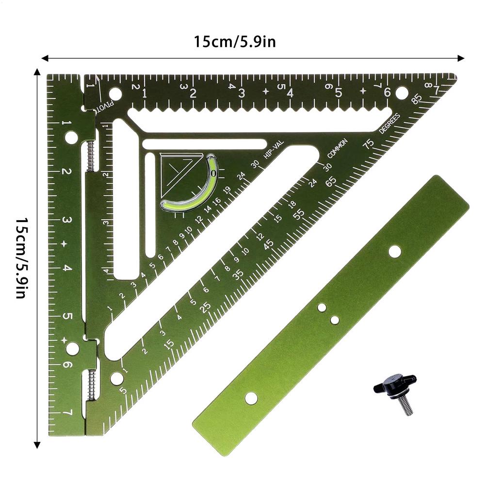 Инновационный инструмент стропильный угольник Многоцелевой плотницкий угольник Прямоугольный угольник Стропильный угольник Деревообрабатывающий измерительный инструмент