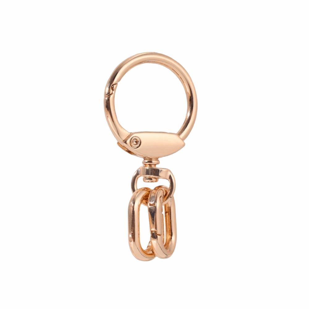 3 шт. Вращающиеся пружинные кольца-крючки с защелкой-карабином, многофункциональные кольца для изготовления ремешков