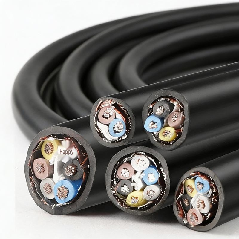 Qilian RVVP Shielded Flame Retardant Multi-core Copper Control Cable for Security and Communication