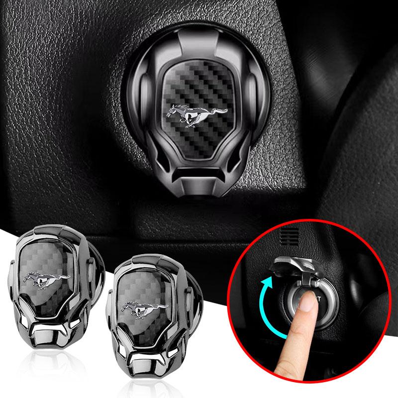 1 шт. Защитная накладка с кнопками запуска одним нажатием для Ford Mustang ST line Mondeo Focus Fiesta Escape Kuga Ecosport Ranger EXplorer наклейки