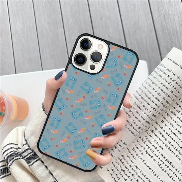Vintage Sewing Machines Coque Shell For iPhone 17 Air 15 16 14 13 12 Pro Max 11 Pro Max Plus Phone Case Cover
