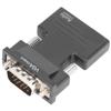 Мультимедийный интерфейс HD Female to VGA Male Converter с аудиокабелем 3,5 мм для ноутбуков, ПК, мониторов