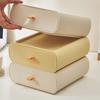 Stationery Storage Box Desktop Organizer Large Capacity Stackable Dust-Proof Handle Design Makeup Jewelry Storage Case with Drawer