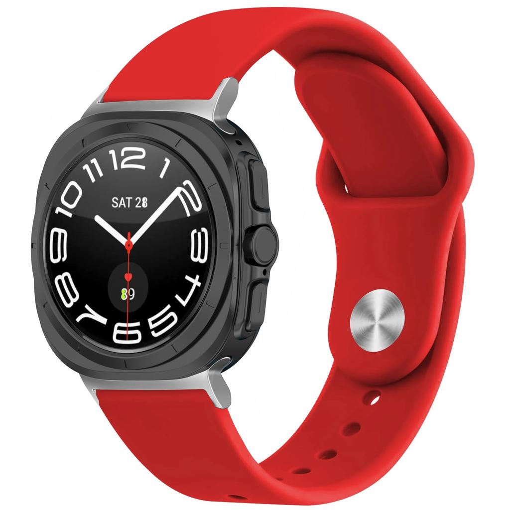 Спортивный силиконовый ремешок для Samsung Galaxy watch 7 ultra Ремешок 47 мм Аксессуары correa Браслет galaxy watch 7 FE 44 мм 40 мм 40 ремешок