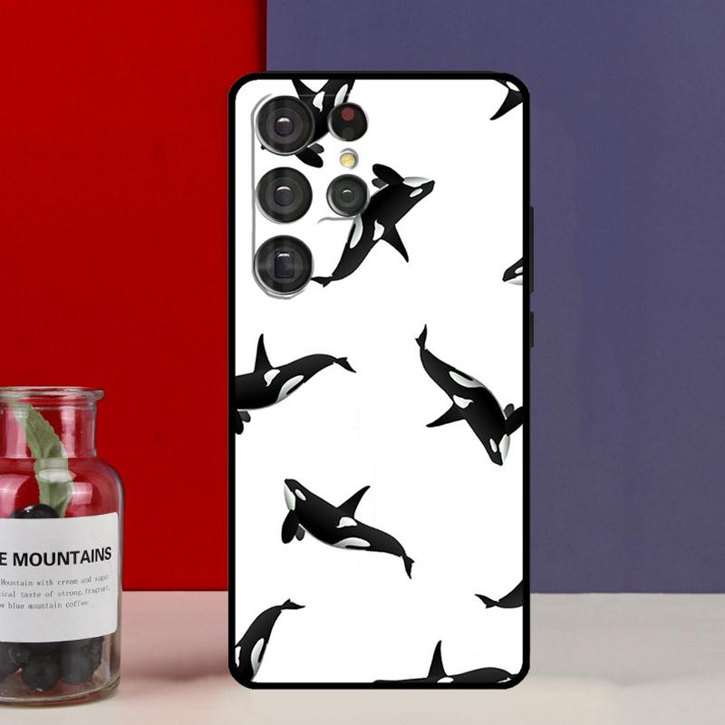 Кит-косатка Funda Чехол для Samsung Galaxy S25 Ultra S9 S10 S20 S21 FE S22 S23 Plus S24 Ultra Чехол для телефона