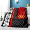 Football United F.C Pattern Blanket for Home Decoration, Bed, Sofa, Car Travel, Camping, Suitable for All Seasons, Birthday Christmas Gift
