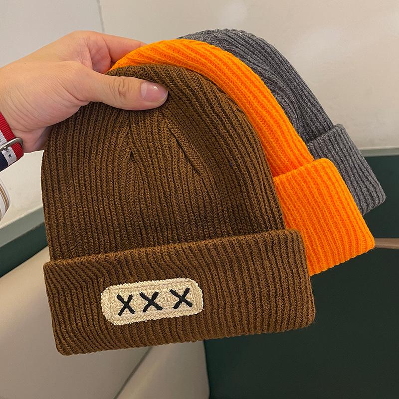 Шерстяная шапка для женщин на зиму в корейском стиле, большой окружности головы, универсальная вязаная шапка, нишевая мода, показывающая маленькое лицо, теплая шапка-балаклава от холода