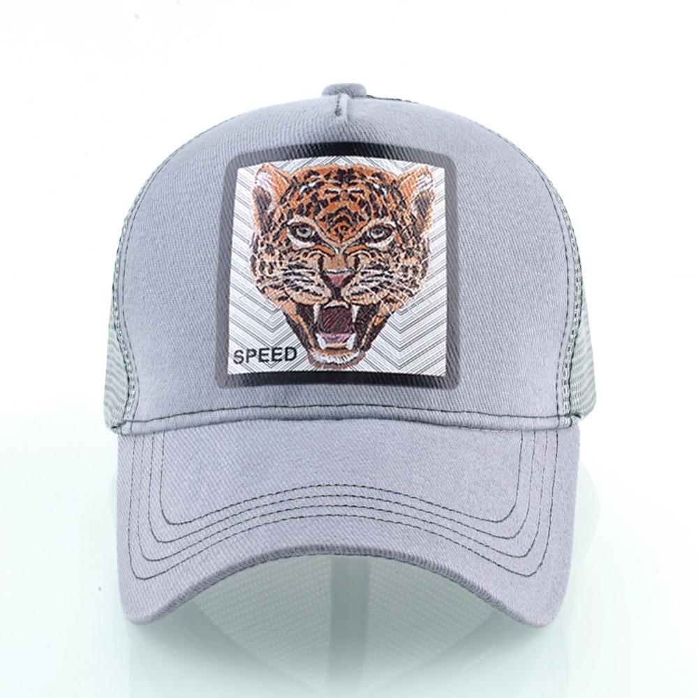 Бейсбольная кепка для мужчин, летние сетчатые шляпы Snapback для женщин, кепка с леопардовым принтом в стиле хип-хоп