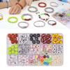 Acrylic Beads Kit for Friendship Bracelet Making Handmade Jewelry Crafting Accessories Craft Supplies for Children