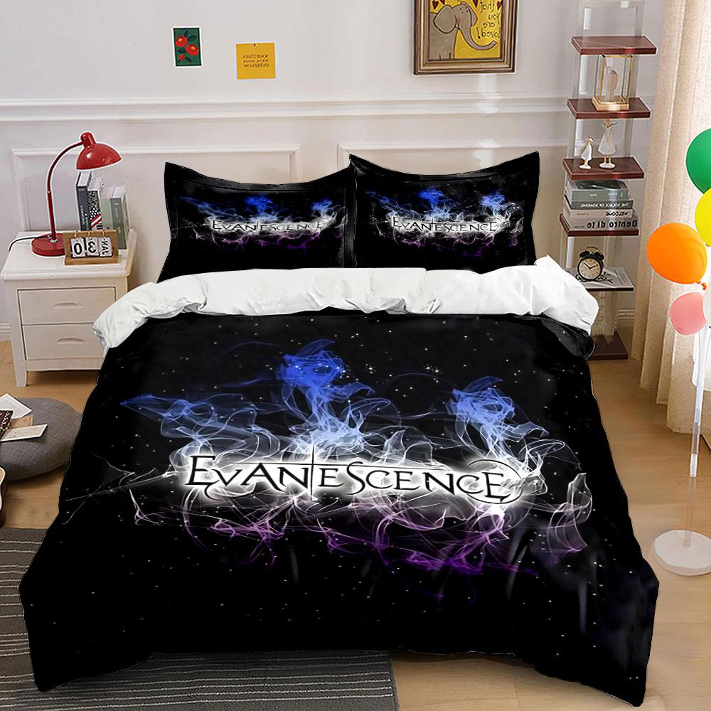 Evanescence Glow Art Design Bedding Duvet Cover Set Duvet Cover Pillowcases (1*Duvet Cover 2*Pillowcases, without duvet insert)
