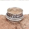 Silver Spinner Ring For Women Four Spinner Ring Fidget Silver Jewelry Ring"10"