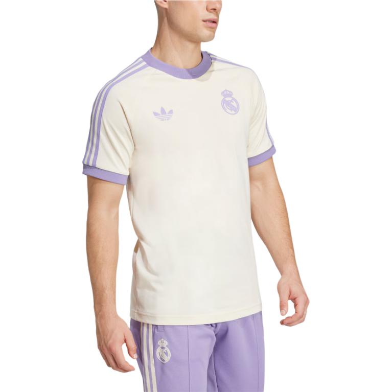 adidas Оригиналы Бесплатная доставка С AdiClub Реал Мадрид Adicolor Classics Футболка с 3 полосками IY0057-
