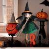 Украшение Ведьмы на Хэллоуин Мягкая Ткань Марлевая Юбка Мини-Метла Фаршированная Кукла Ведьмы Висит Орнамент Фестиваль Фигурка Ведьмы Подвеска Украшение Хэллоуина
