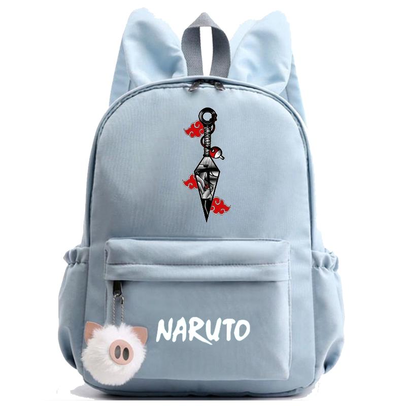 Аниме Наруто Рюкзак Подросток Девушка Мальчик Рюкзак Школьный Снова в школу Книжная сумка Мужчины Женщины Досуг Дорожная сумка Повседневная сумка