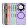 For Huawei Mate 60 Pro Case Cover Huawei Mate 60 Pro Capas Transparent Annular Magnetic Matte Clear Fundas Huawei Mate 60 Pro